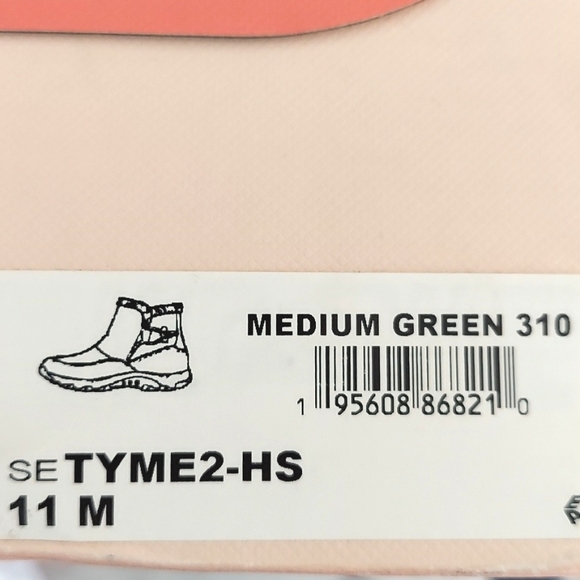 Easy Spirit Boots, Size 11, Green, Water Repellant, Faux Suede, Side Zip NEW! - Picture 10 of 10